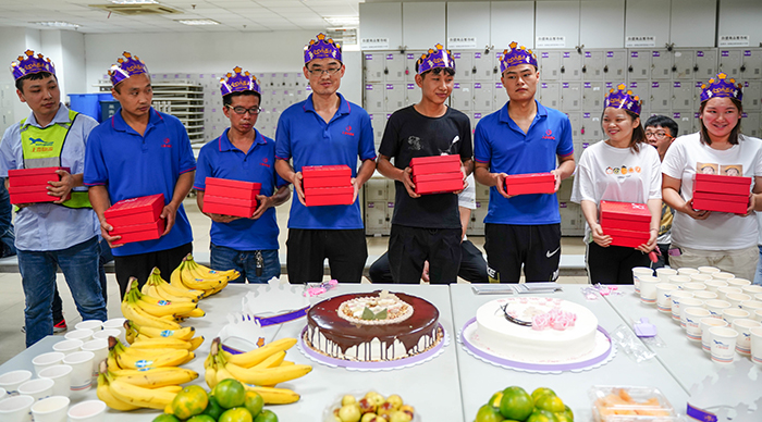 优德88物流生日会