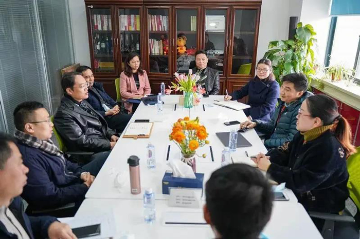 普陀区人社局领导莅临我司视察