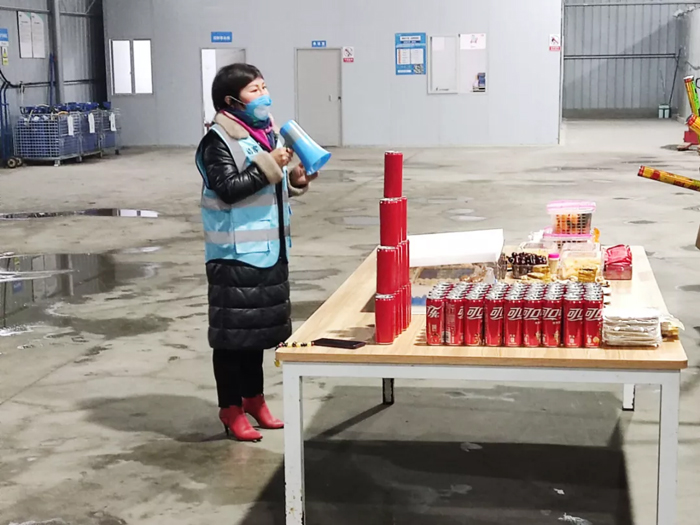 客户伙伴物流总傅岳发言中